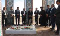 بازدید معاون فرهنگی و اجتماعی وزارت علوم از نمایشگاه فرهنگی دانشگاه گناباد