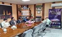 دیدار سرپرست دانشگاه گناباد با فرمانده نیروی انتظامی شهرستان گناباد