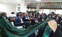 مراسم بدرقه دانشجویان دختر اعزامی به اردوی راهیان نور برگزار شد.