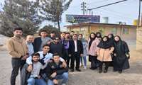 بازدید علمی دانشجویان رشته باغبانی دانشگاه گناباد