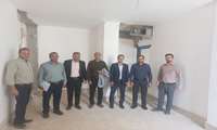 بازدید مدیران دانشگاه از پروژه خوابگاه مجردی پردیس دانشگاه